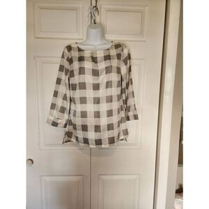 Limited Plaid  Blouse